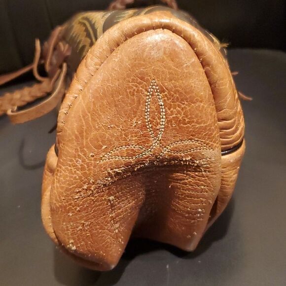 DORCAS BAGS MADE IN TX Upcycled Cowboy Boot Purse Handbag - Picture 4 of 8